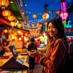 Experiencia pagar con móvil en mercadillo nocturno: el secreto oculto