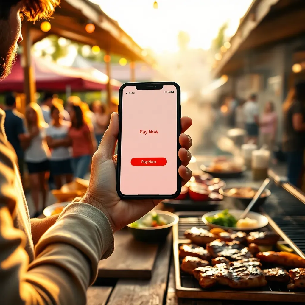 Cómo pagar barbacoa con el móvil Cómo pagar barbacoa con el móvil