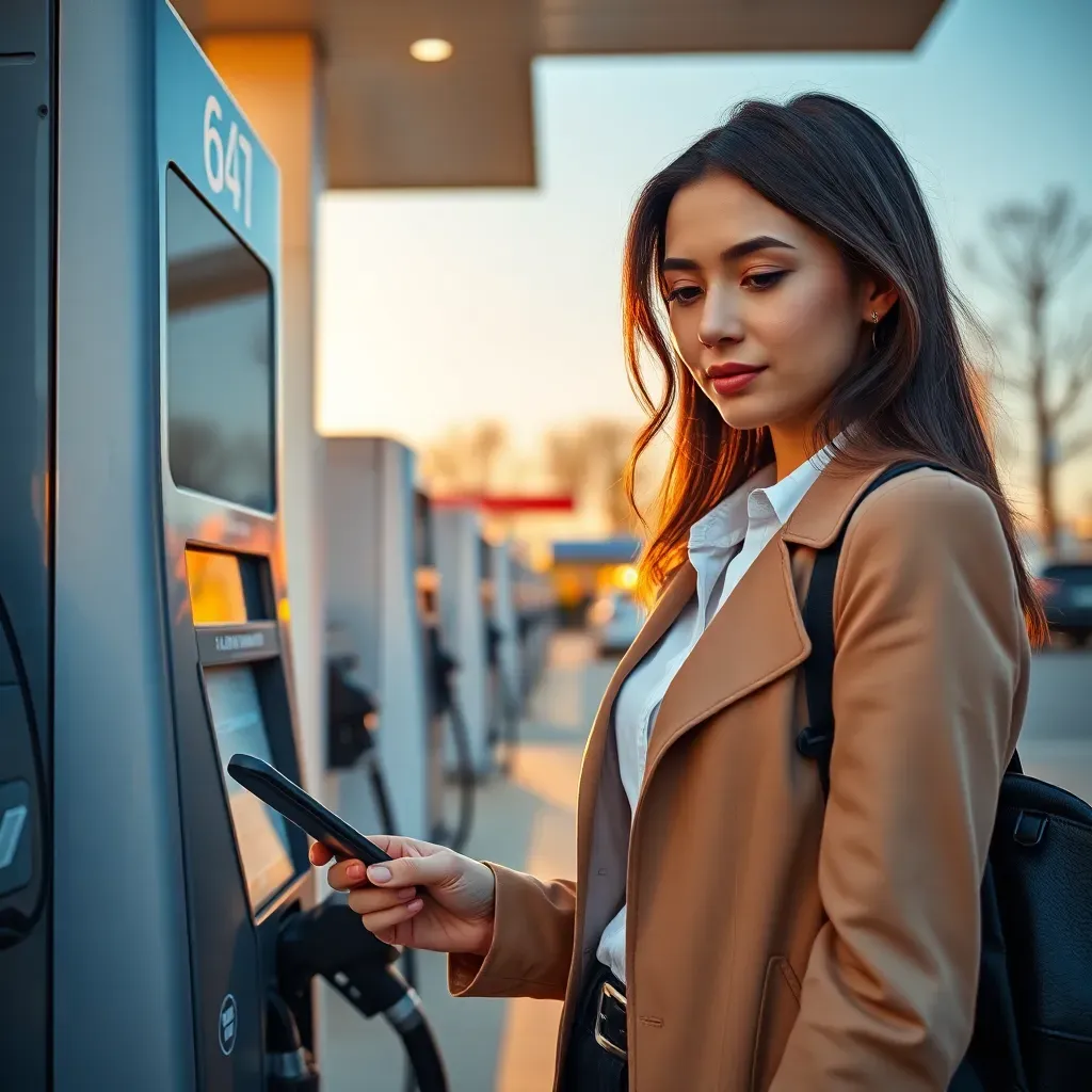 Pagar con móvil en estación de servicio Pagar con móvil en estación de servicio