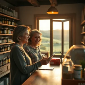 pagar con móvil en farmacia rural