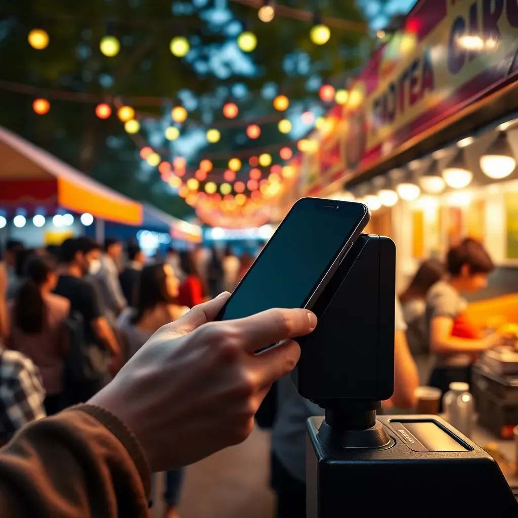 Pagar con móvil en ferias gastronómicas Pagar con móvil en ferias gastronómicas